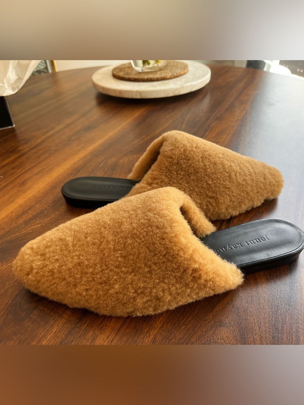 Jenni Kayne Shearling Slide Mules